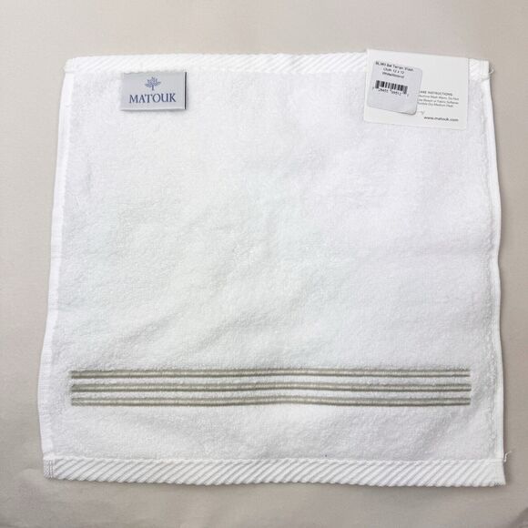 Matouk Bel Tempo Wash Cloth 12x12 - Almond - Picture 3 of 7